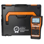 Brother p-Touch E560BT - Etikettiert fast alles Brother p-Touch E560BT vor der L-Box